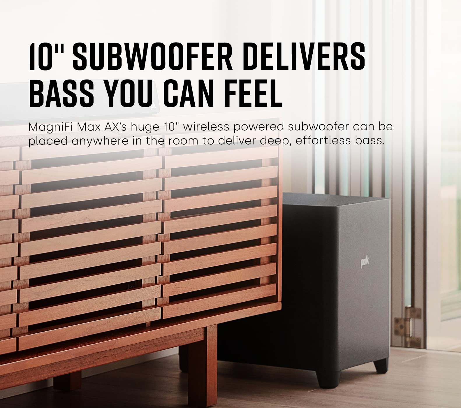 Polk Audio MagniFi Max AX SR 7.1.2 Channel Sound Bar with Wireless 10