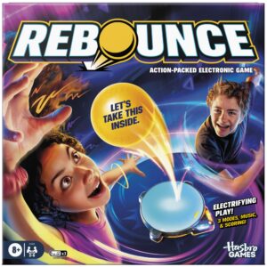 Rebounce Game | Indoor and Outdoor Electronic Action Game for Kids, Teens, and Adults | Ages 8+ | 2 to 6 Players | 10 Mins. | Family Travel Games