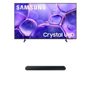 Samsung 50-Inch Class Crystal UHD U8000F 4K Smart TV (2025 Model) Endless Free Content, Crystal Processor 4K, MetalStream Design, Knox Security, Alexa Built-in