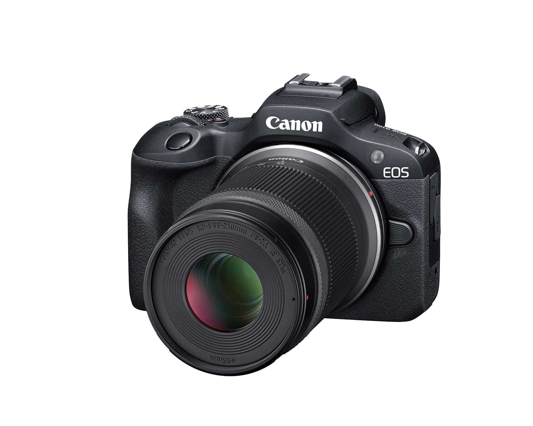 Canon EOS R100 Mirrorless Camera RF-S18-45mm F4.5-6.3 is STM Lens Kit, 24.1 Megapixel CMOS (APS-C) Sensor, 4K Video, RF Mount, Black