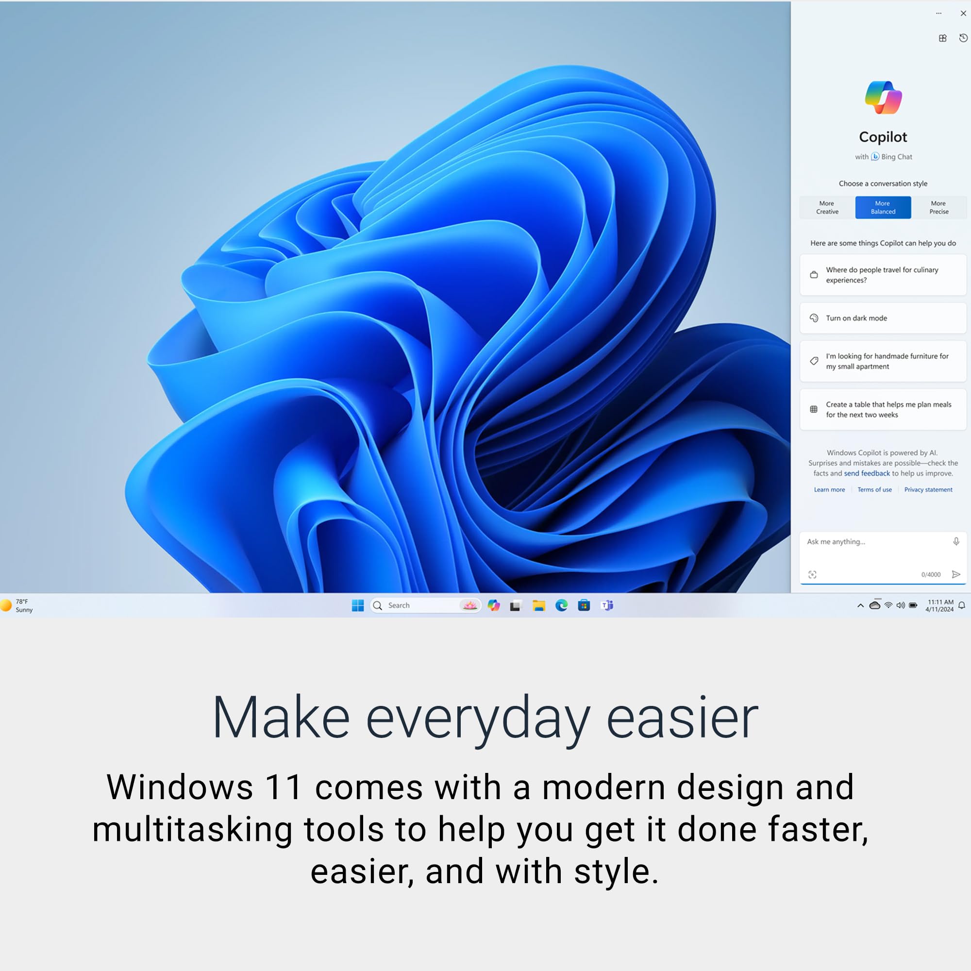 Dell Slim Desktop ECS1250 - Intel Core Ultra 5-225 Processor, Intel UHD Graphics, 16GB DDR5 5600MT/s Memory, 512GB M.2 SSD, 3.0 SD Card Reader, Dell Wired Keyboard and Mouse, Basic Onsite Service