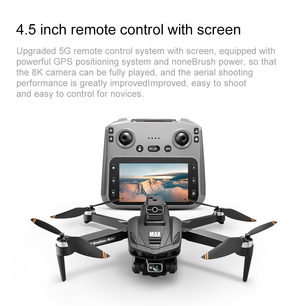GPS Drone with 4K Camera, 4.5