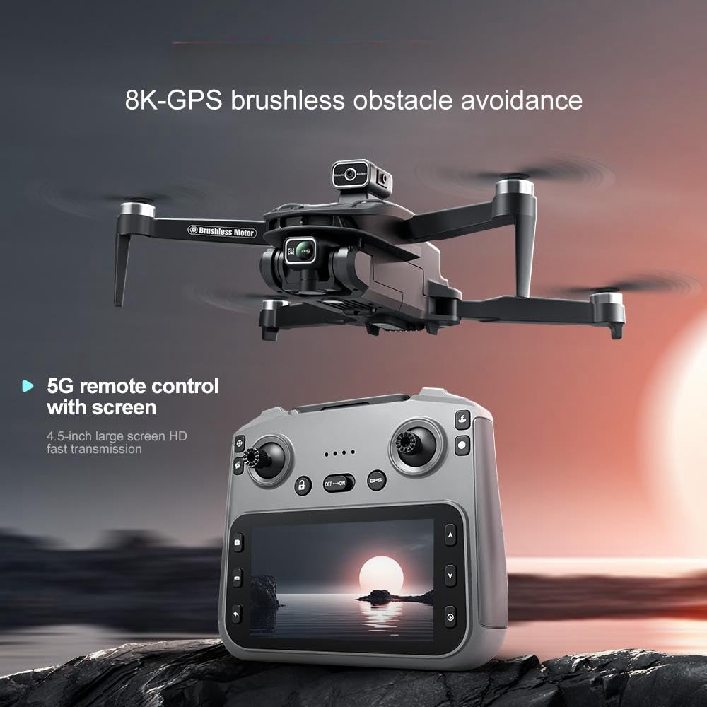 GPS Drone with 4K Camera, 4.5