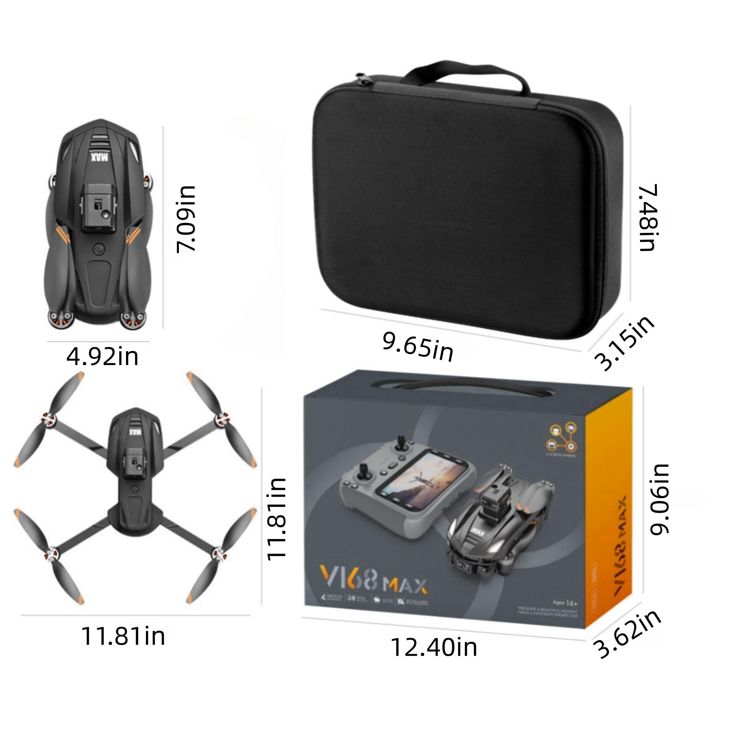 GPS Drone with 4K Camera, 4.5