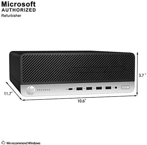 HP ProDesk 600 G3 SFF Desktop Computer with 21.5