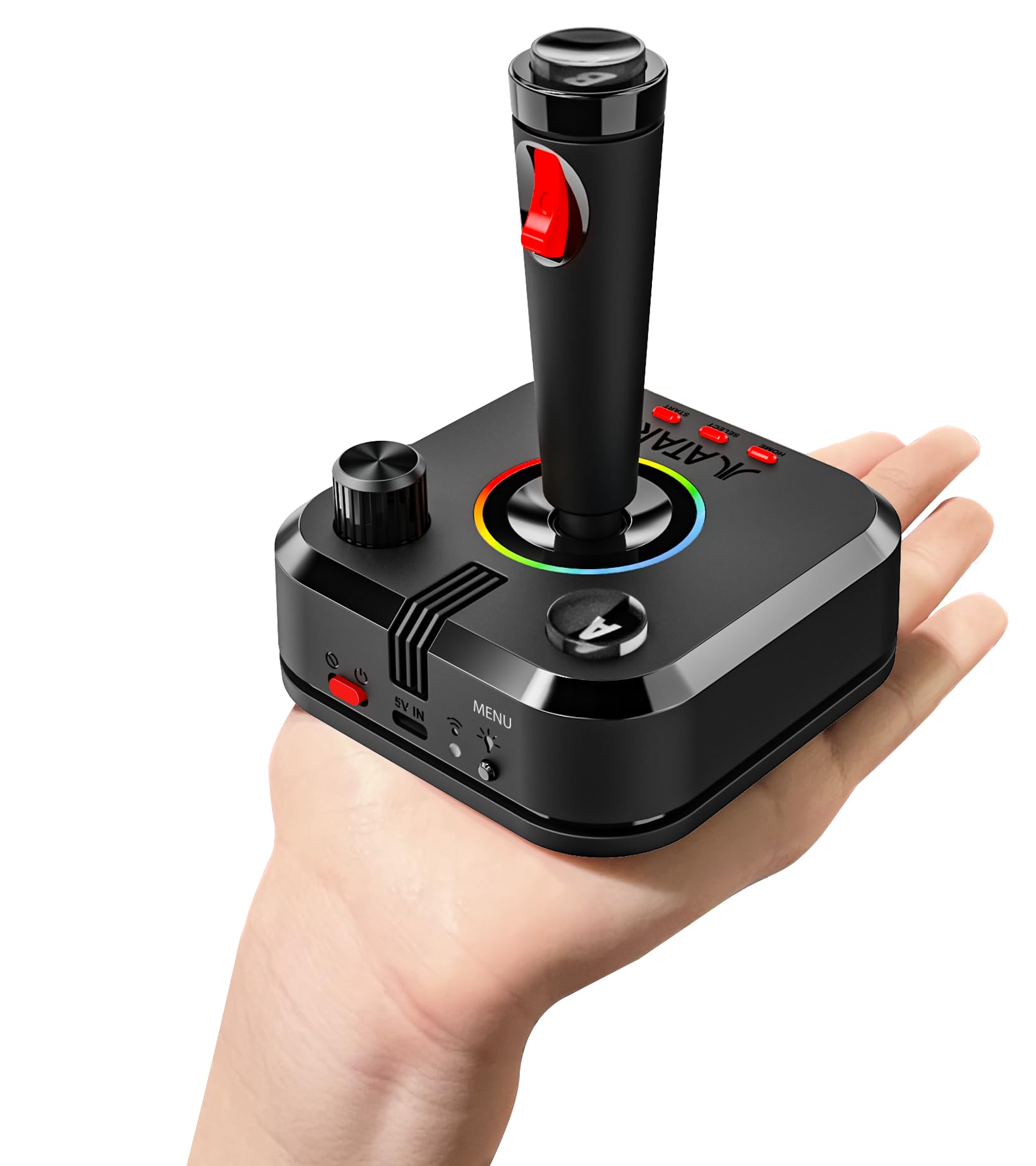 My Arcade Atari Game Station Pro: Retro Video Game Console with 200+ Games, Wireless Joysticks, RGB LED Lights, Atari 2600/5200/7800 and More