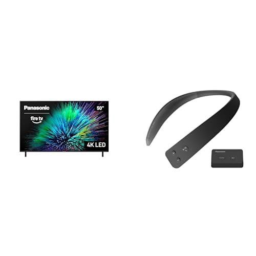 Panasonic W70 Series (2025 Model) 65″ LED 4K Ultra HD Smart Fire TV, Press & Ask Alexa, Apple AirPlay, HDR10+, HDMI 2.1, and Bluetooth Support – 65W70BP