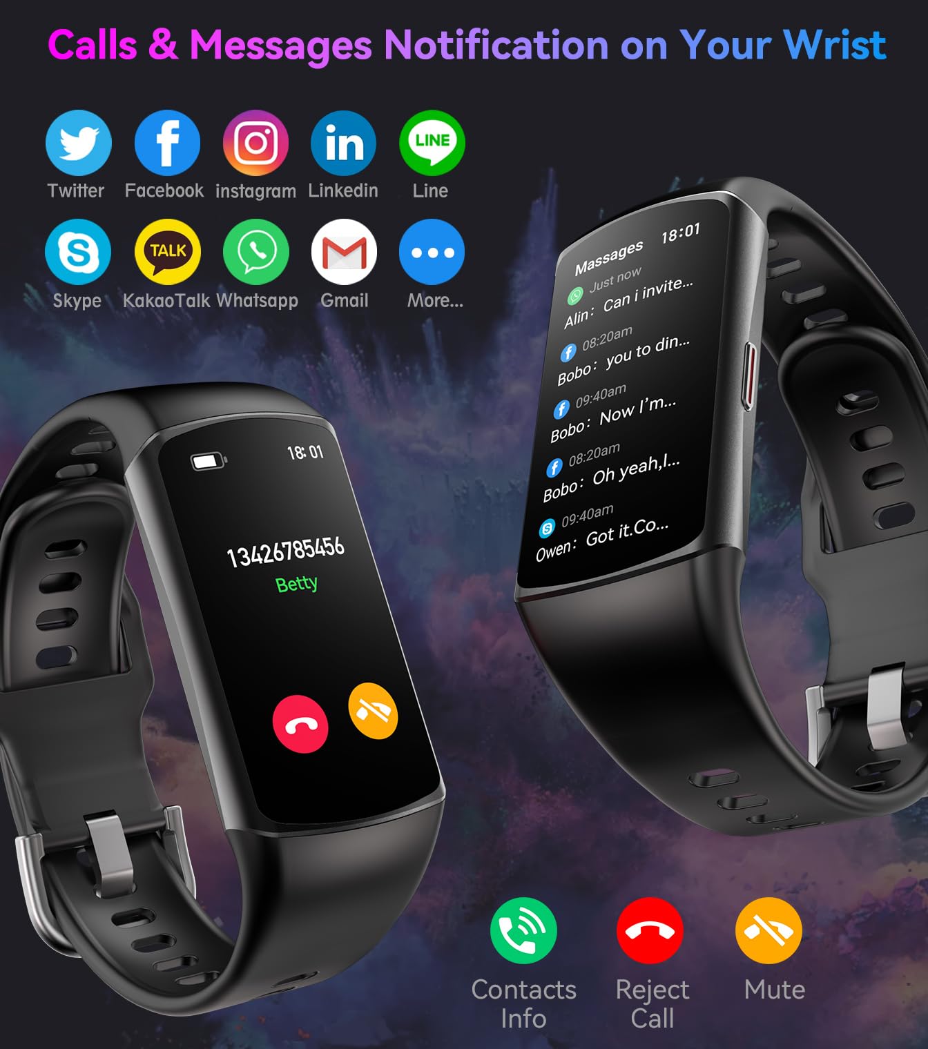 Smart Watch Fitness Tracker with 24/7 Heart Rate, Blood Oxygen Blood Pressure Monitor Sleep Tracker 120 Sports Modes Activity Trackers Step Calorie Counter IP68 Waterproof for Andriod iPhone Women Men