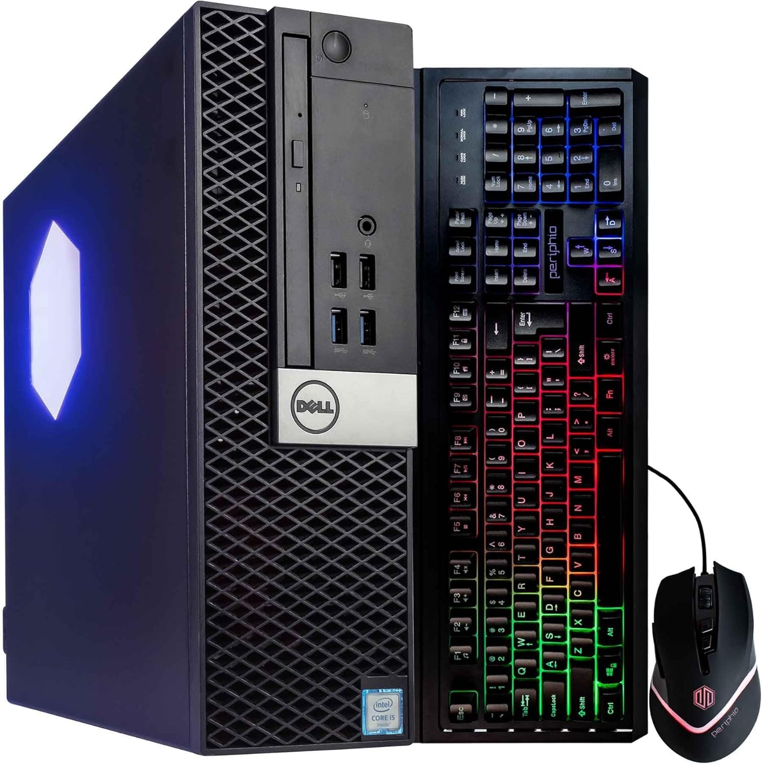 Dell Optiplex 3060 Desktop Computer | Intel i5-8500 (3.2) | 32GB DDR4 RAM | 500GB SSD Solid State | Windows 11 Professional | Home or Office PC (Renewed) (i5 | 500GB SSD, 32GB RAM | Content Creation)