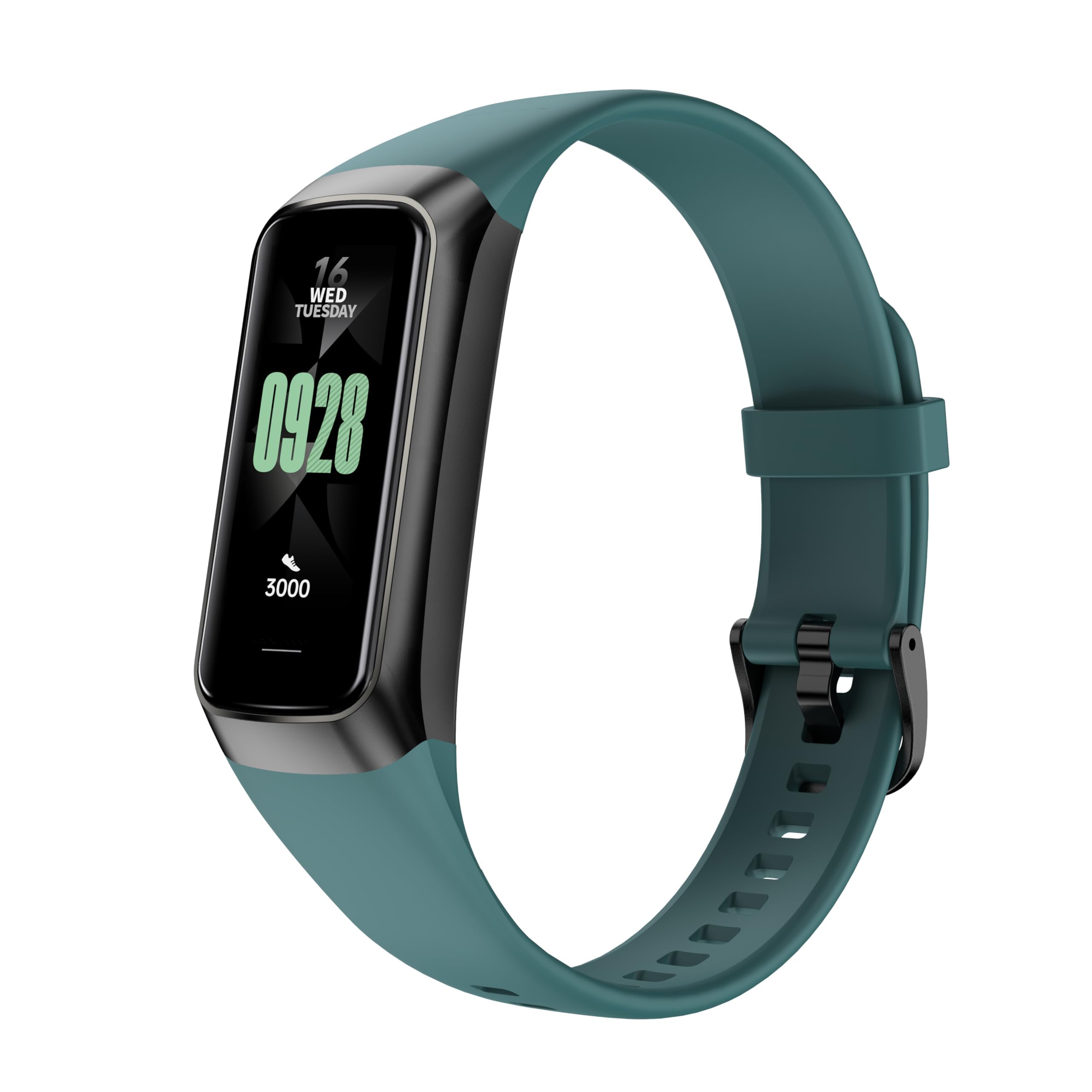 Fitness Tracker Activity Tracker Smart Watch 1.10''AMOLED Touch Color Screen,Smart Watch with 24/7 Blood Oxygen Heart Rate,Sleep Monitor,IP68 Waterproof,Step Counter Health for Women Men (Black)