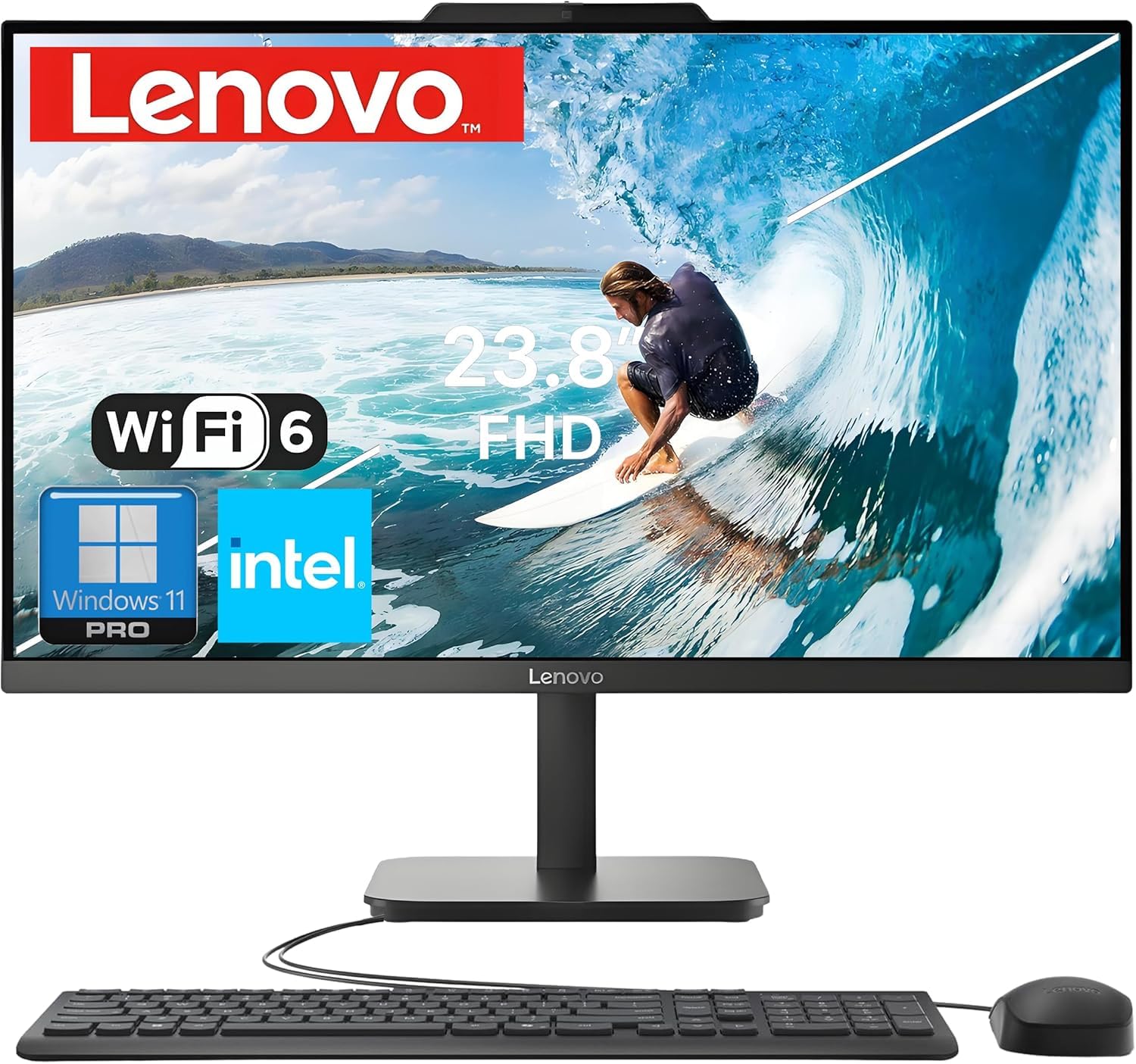Lenovo ThinkCentre Micro Desktop, 16GB DDR4 RAM, 512GB SSD Drive, AMD Processor & Graphics, Dual-Display Support, Wi-Fi, Bluetooth, USB, RJ-45, Windows 11 Pro, Business-Grade, Home-Friendly