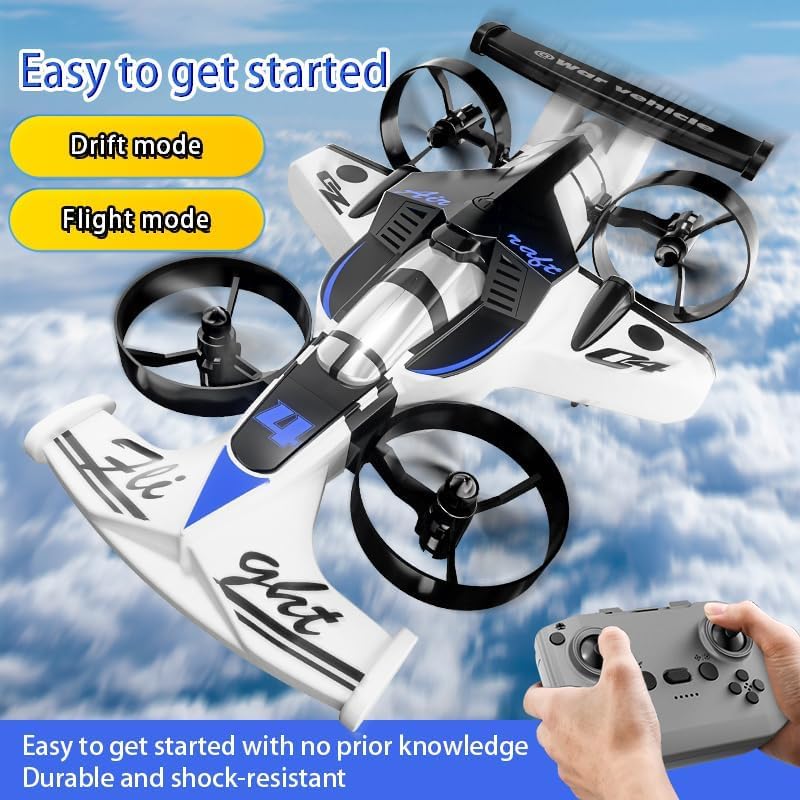 Remote Control Flying Car, Foam Material, Capable Of 360° Flips, Easy To Control, Suitable For Children, Adults And Beginners, Remote Control Drone, Remote Control Airplane Toy Boys' Birthday Gift Toy