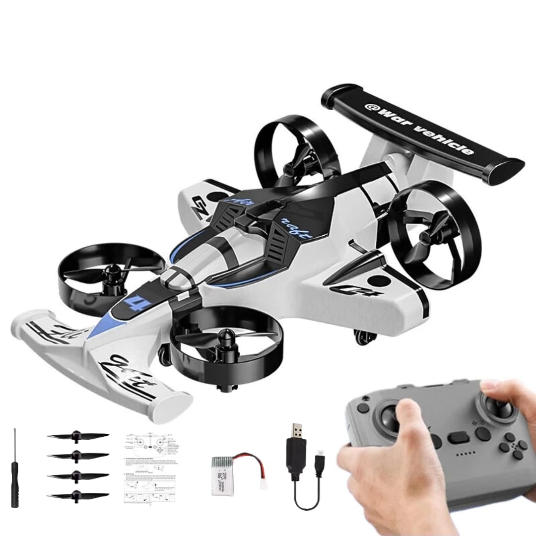 Remote Control Flying Car, Foam Material, Capable Of 360° Flips, Easy To Control, Suitable For Children, Adults And Beginners, Remote Control Drone, Remote Control Airplane Toy Boys’ Birthday Gift Toy