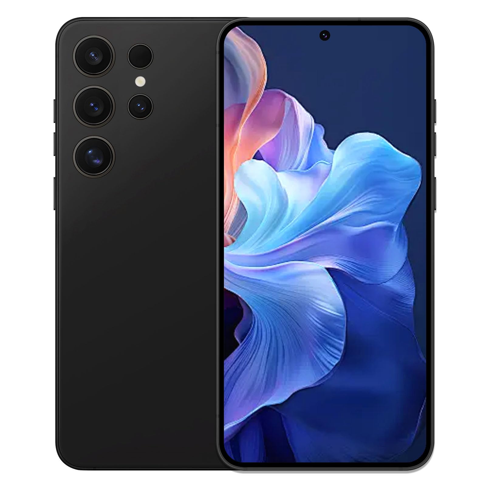 Unlocked Phones R24 Ultra Build-in Pen, Android 14 Cell Phones, 5000mAh Battery, 12GB+512GB Smartphone 6.8