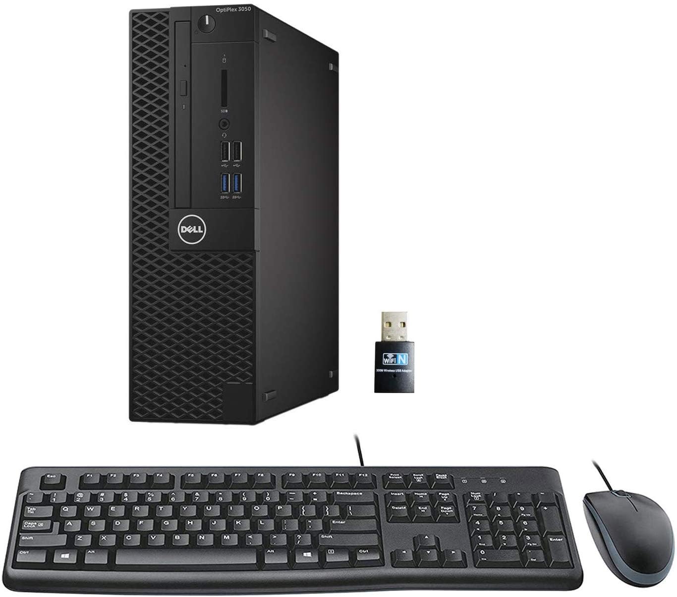 Dell Optiplex 3050 SFF Desktop Computer PC, Intel Quad Core i5-6500 up to 3.6GHz, 16GB DDR4, 256GB SSD, WiFi, 4K Support, DP, HDMI, Windows 11 Pro 64 Bit (Renewed)