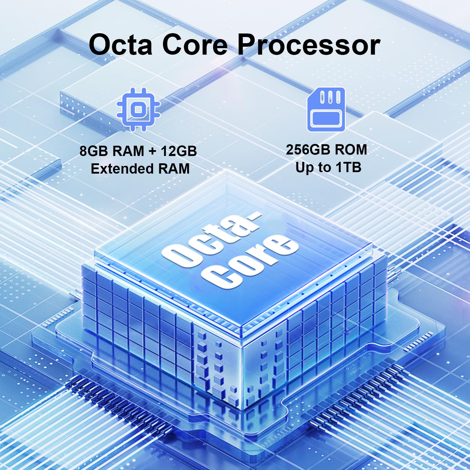 DOOGEE S Cyber Rugged Phone,10800mAh Battery Rugged Phone, 20GB RAM + 256 ROM, 6.58