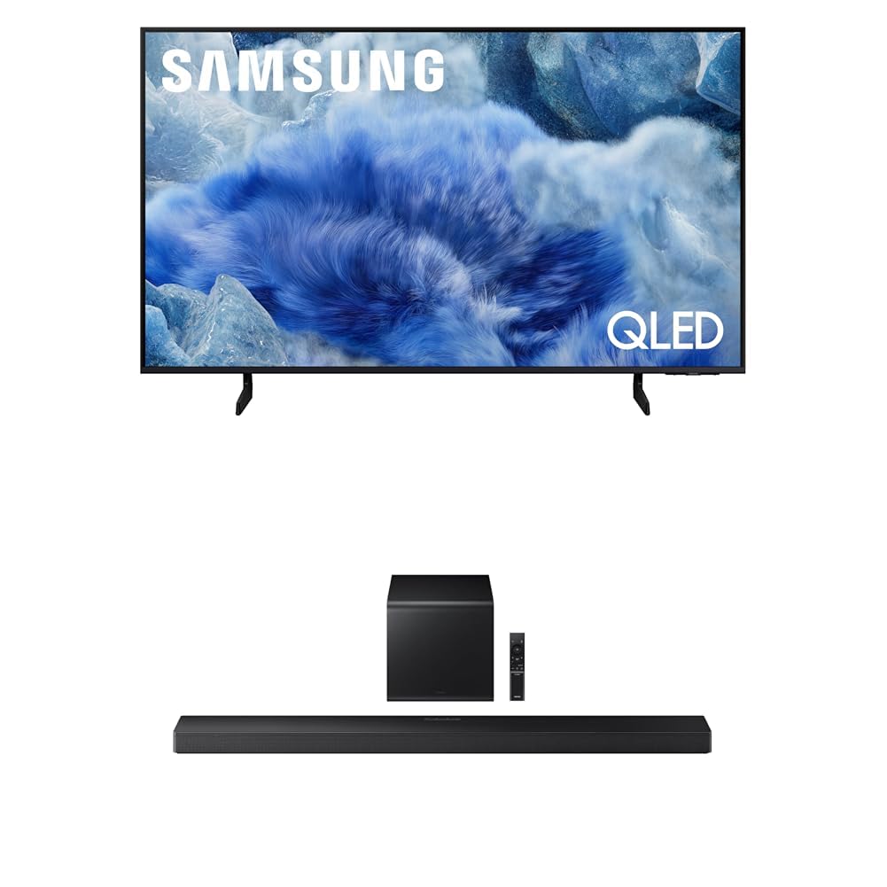 Samsung 32-Inch Class QLED Q8F 4K UHD Smart TV (2025 Model) Q4 AI Processor, 100% Color Volume with Quantum Dot, AirSlim Design, Endless Free Content, Samsung Vision AI, Alexa Built-in
