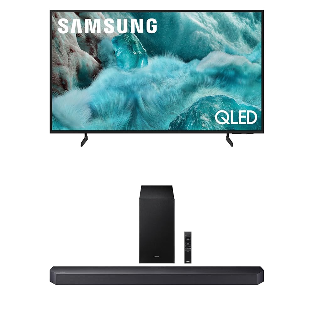 Samsung 55-Inch Class QLED Q7F Series Samsung Vision AI Smart TV (2025 Model, 55Q7F) Quantum HDR, Object Tracking Sound Lite, Q4 AI Gen1 Processor, 4K upscaling, Gaming Hub, Alexa Built-in