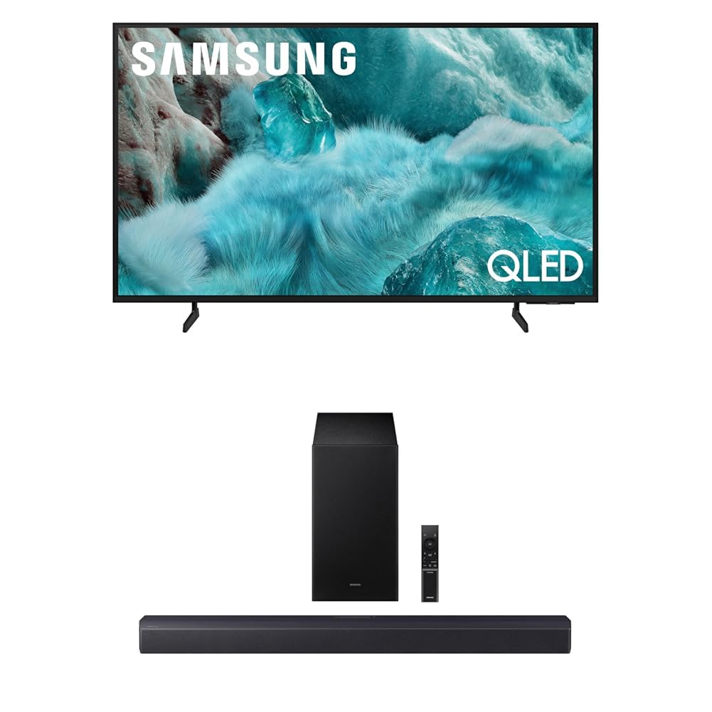 Samsung 55-Inch Class QLED Q7F Series Samsung Vision AI Smart TV (2025 Model, 55Q7F) Quantum HDR, Object Tracking Sound Lite, Q4 AI Gen1 Processor, 4K upscaling, Gaming Hub, Alexa Built-in