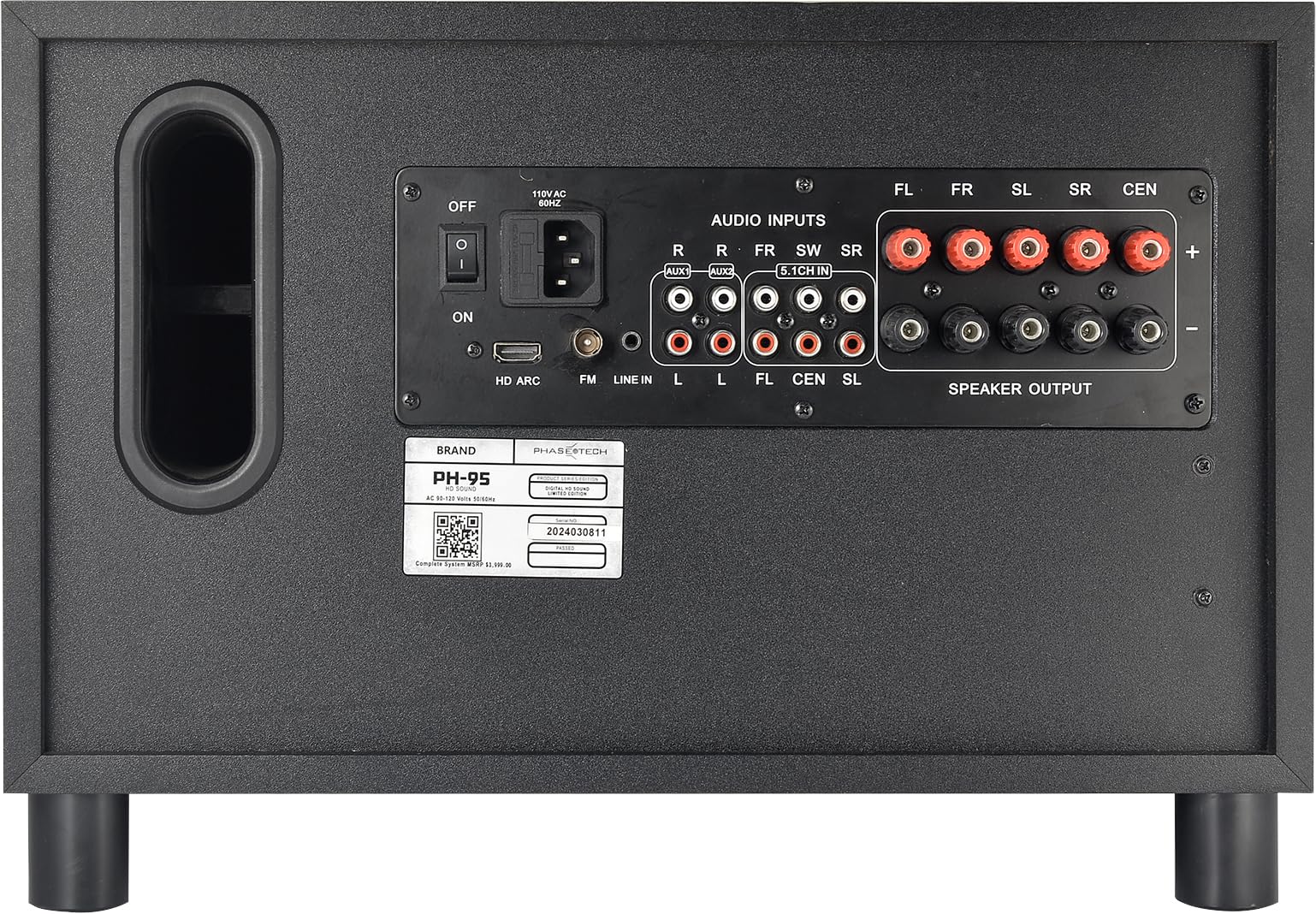 5.1 Channel Home Theater System with 10