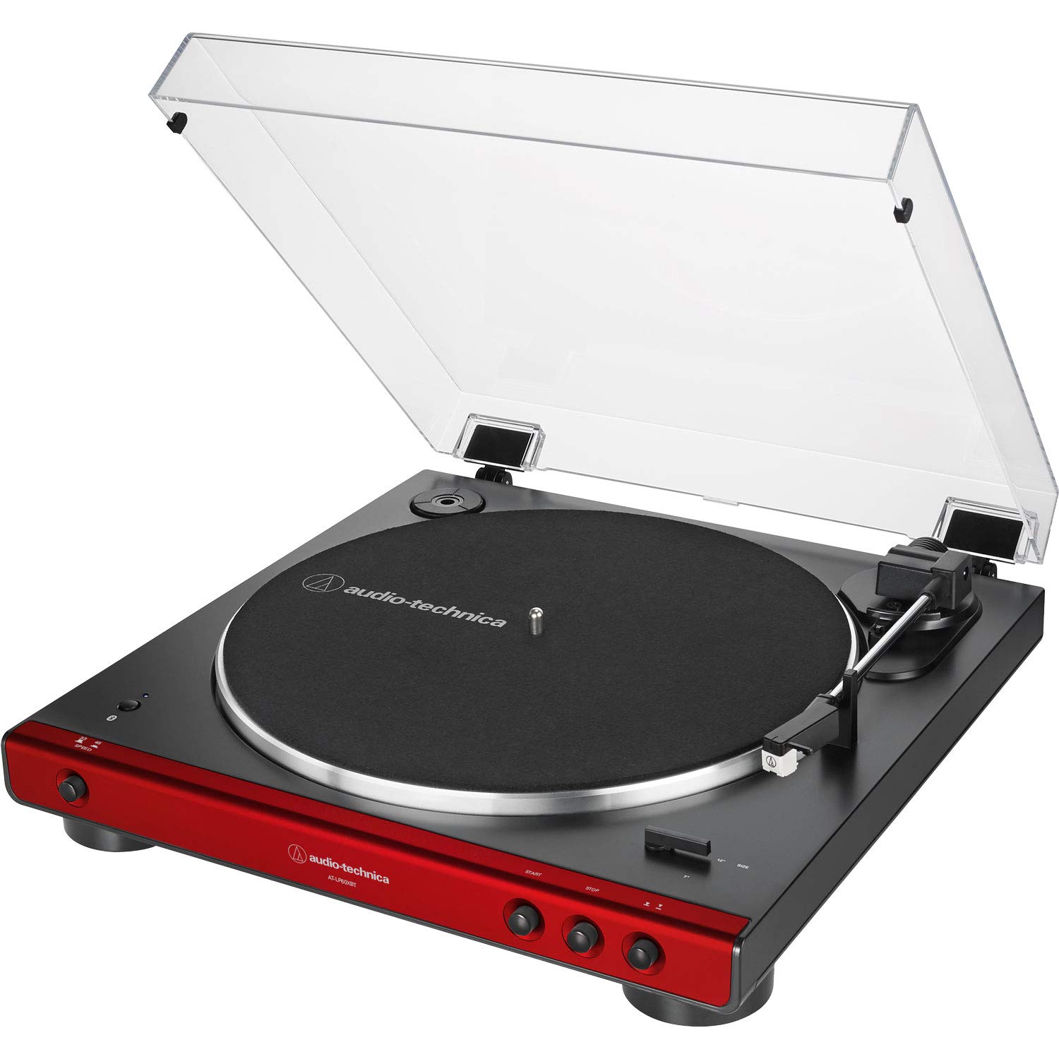 Audio-Technica AT-LP60XBT-BK Fully Automatic Wireless Belt-Drive Turntable (Black) (ATLP60XBTBK)