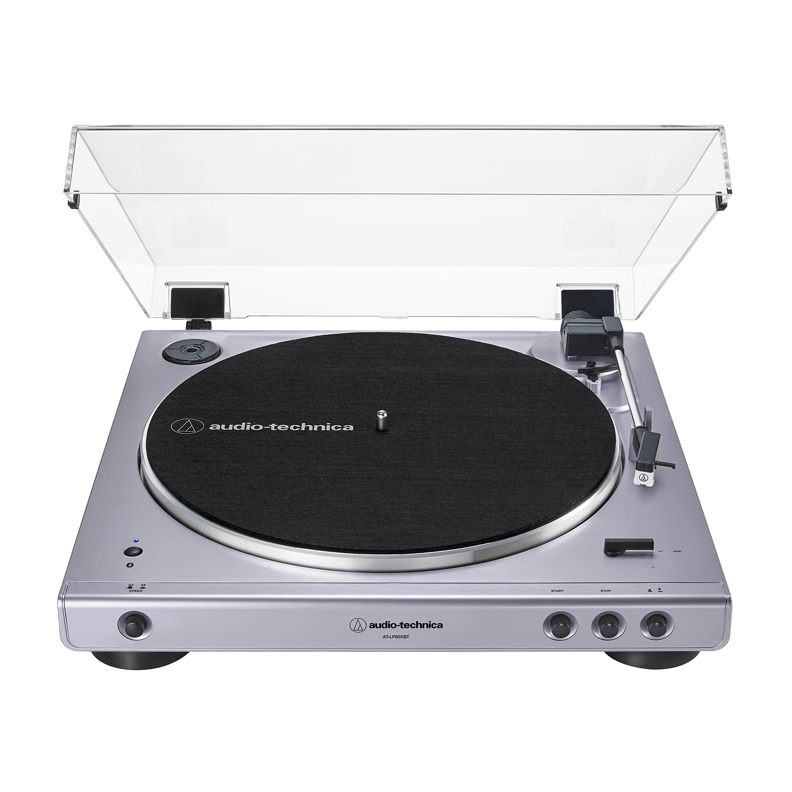 Audio-Technica AT-LP60XBT-BK Fully Automatic Wireless Belt-Drive Turntable (Black) (ATLP60XBTBK)