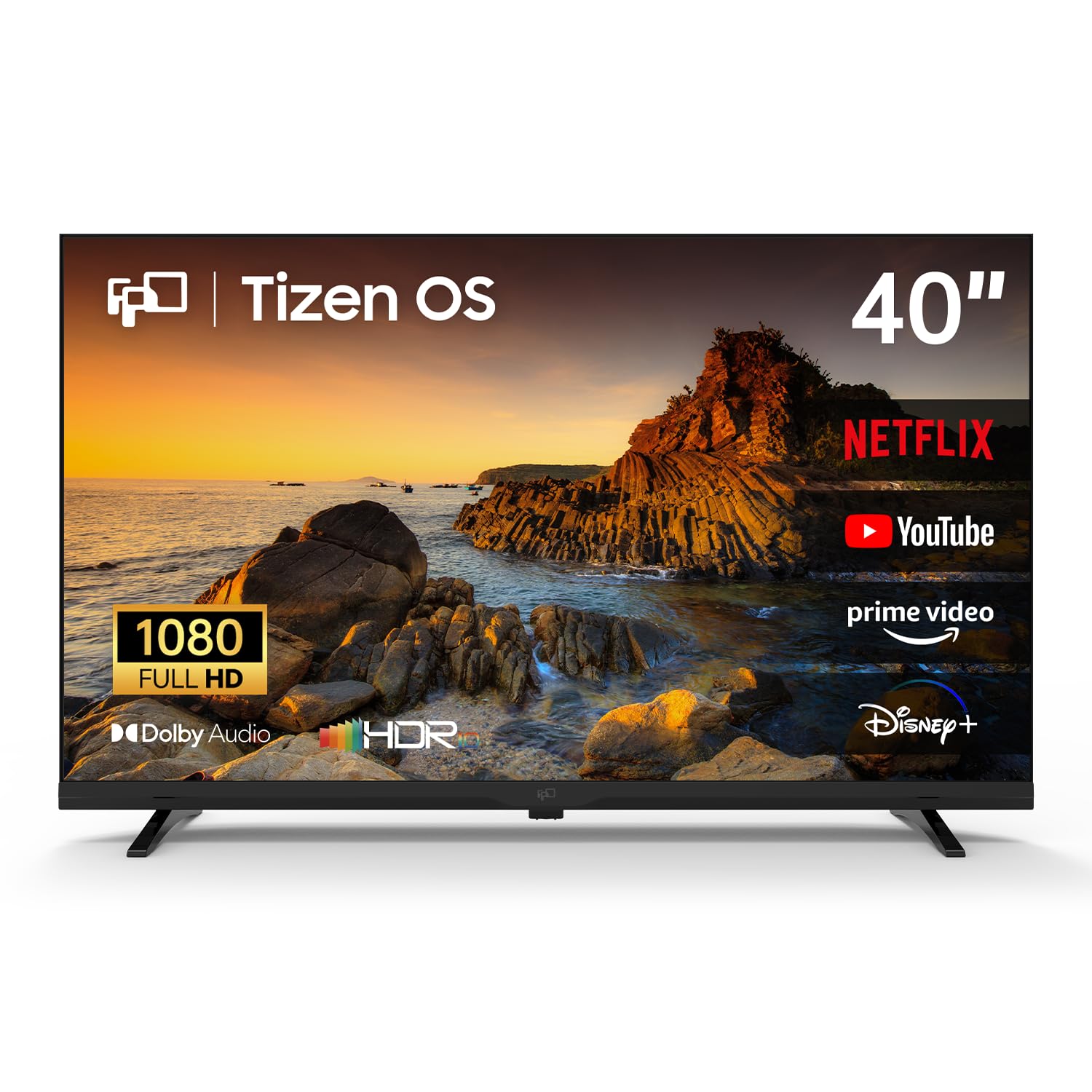 FPD 40-inch Smart TV, 1080p Full HD Google TV with Google Play Built-in Google Cast, HDR 10, Dolby Audio, Voice Remote, Stream Live Television (Palette-Series, CG40-P3, 2025 Model)