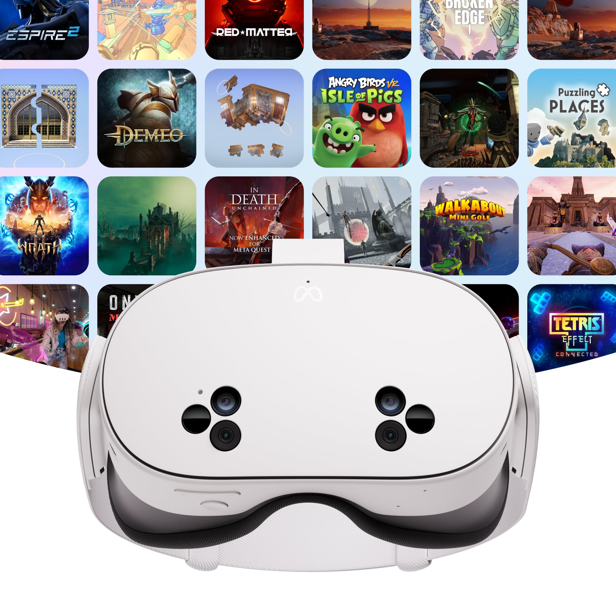 Meta Quest 3S 128GB | VR Headset - Thirty-Three Percent More Memory - 2X Graphical Processing Power - Virtual Reality Without Wires - Access to 40+ Games with a 3-Month Trial of Meta Horizon+ Included