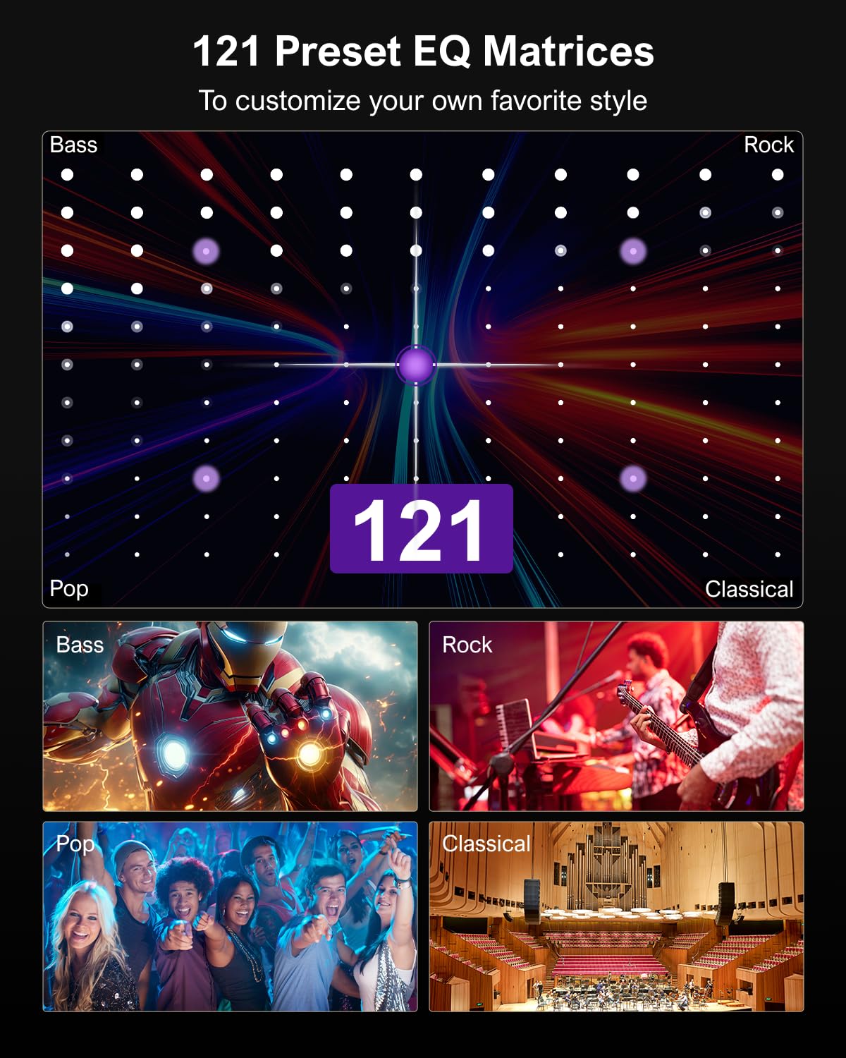 ULTIMEA 7.1ch Surround Sound Bar for Smart TV, 330W Peak Power, Virtual Surround Sound System for TV, Home Theater Soundbar with 4 Surround Speakers, App Control, Opt/AUX/BT, Aura A40 (2026 Upgraded)