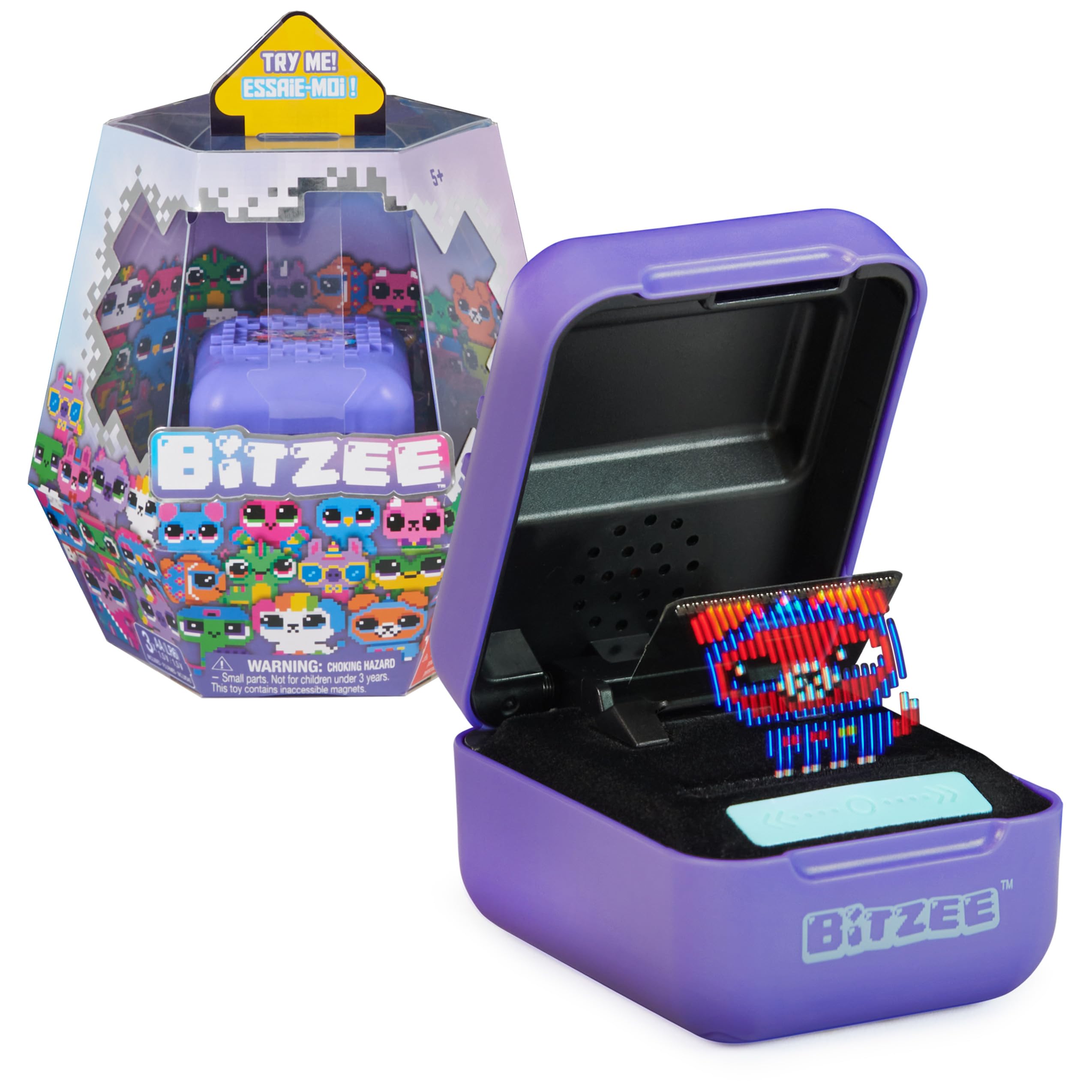 BITZEE, Disney with 30 Interactive Characters Inside, Reacts to Swipes, Tilts & Taps, Disney Toys & Digital Pet Boys & Girls Toys