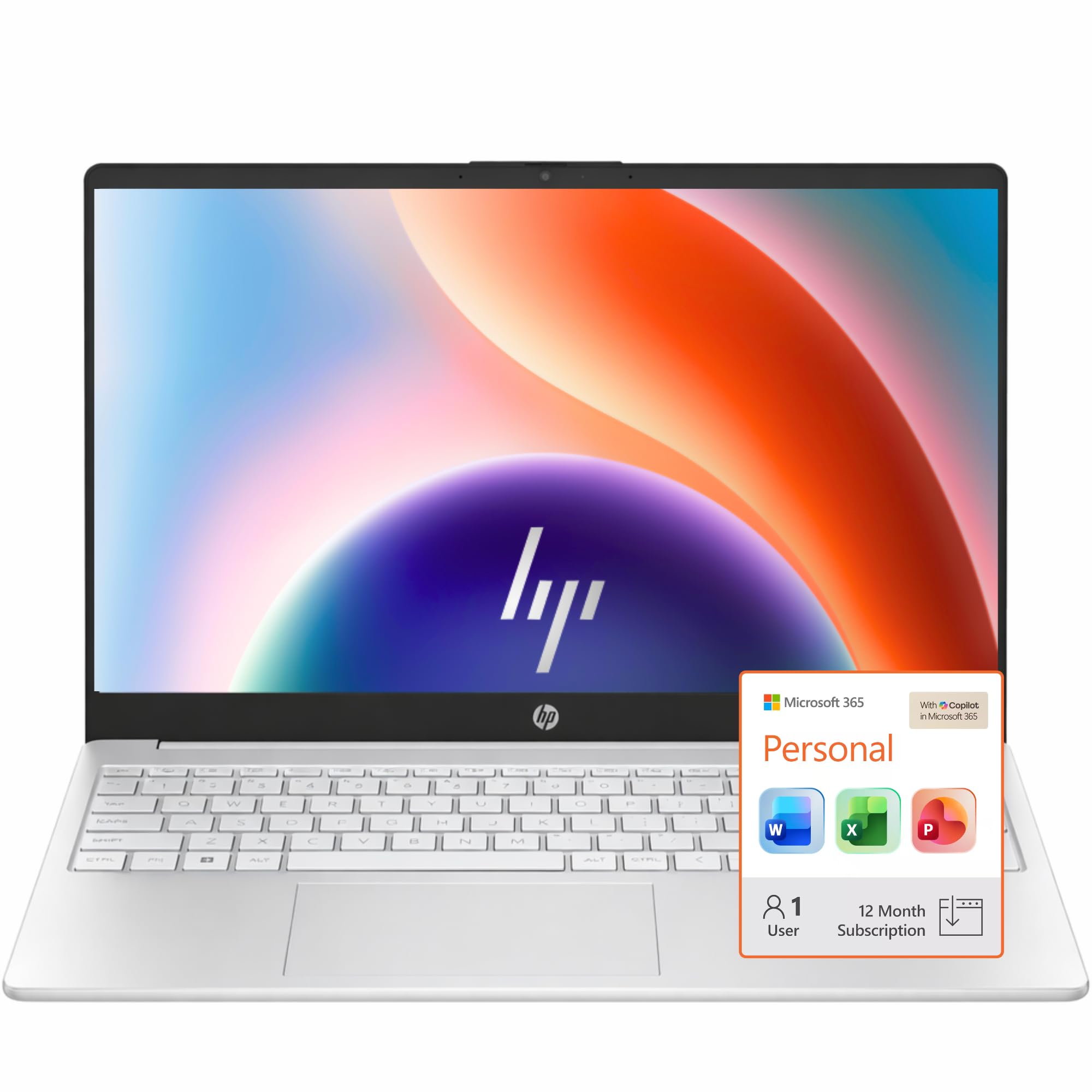 HP Ultrabook Laptop • Microsoft 365 1-Year Included • 8GB RAM • Intel 13th 4-Cores N100 • 1TB Cloud and 128GB SSD Storage • Win 11 • no Mouse • Sliver | Everyday Essential and Smooth Performance