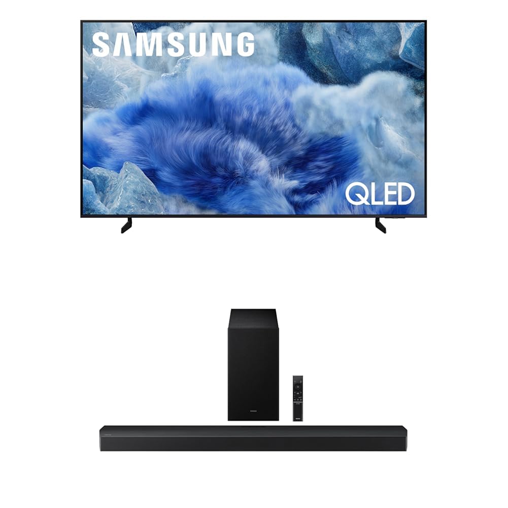 Samsung 43-Inch Class QLED Q8F 4K UHD Smart TV (2025 Model) Q4 AI Processor, 100% Color Volume with Quantum Dot, AirSlim Design, Endless Free Content, Samsung Vision AI, Alexa Built-in