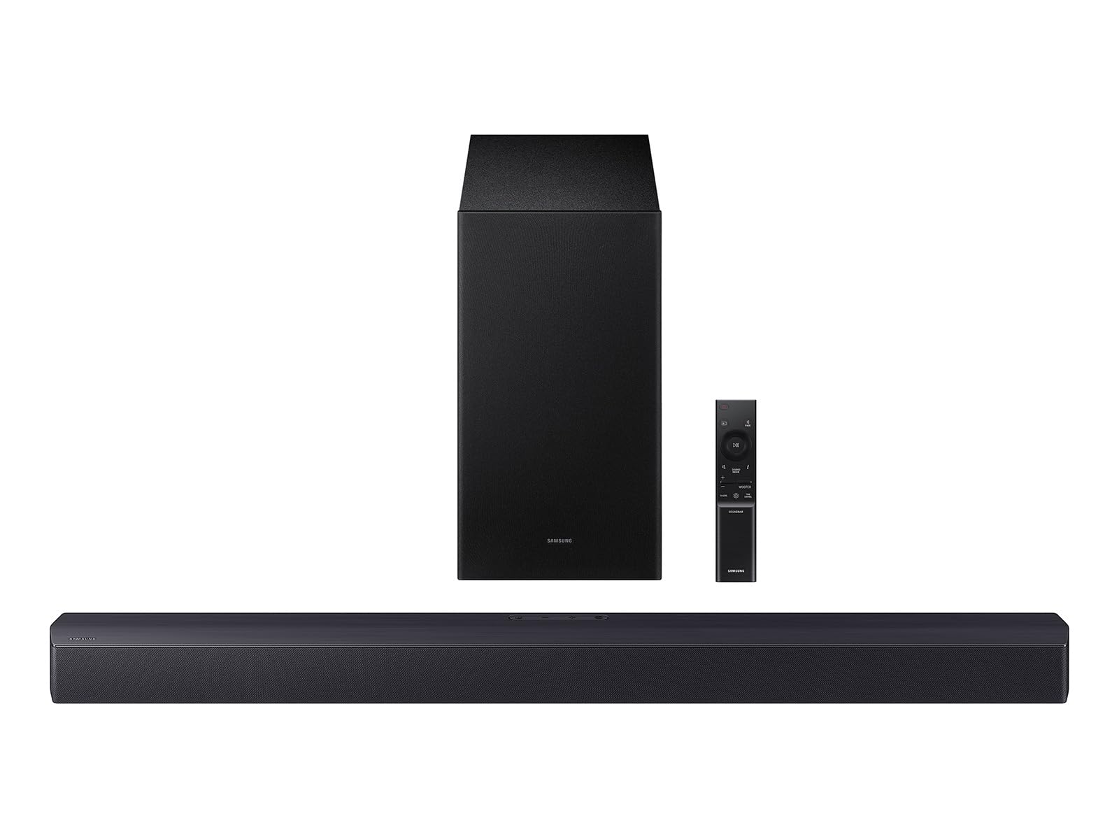 Samsung B-Series Soundbar HW B400F 2.0 ch Soundbar with Built in Subwoofer (2025 Model) One Remote Control, Surround Sound Expansion, Voice Enhance Mode