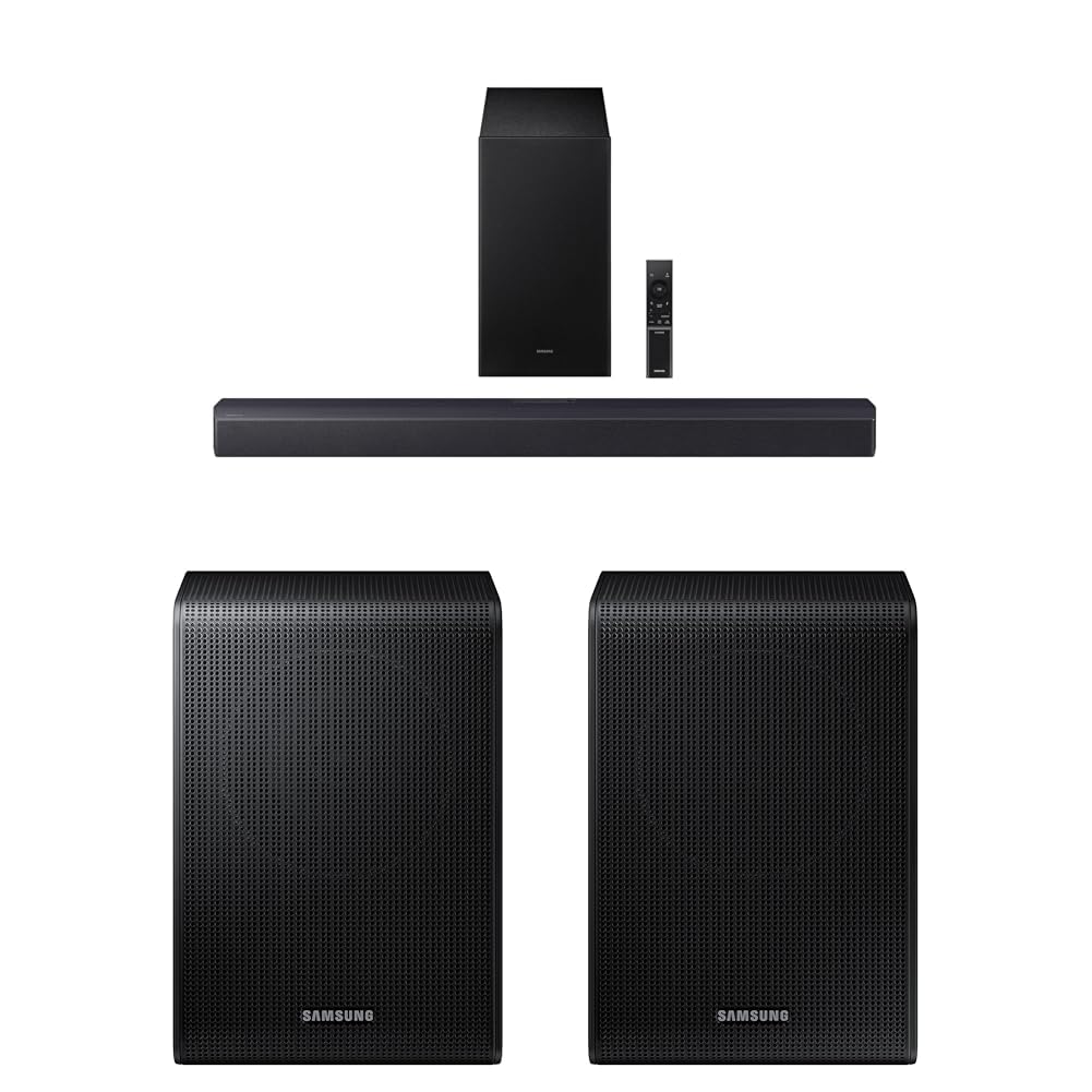 Samsung B-Series Soundbar HW B400F 2.0 ch Soundbar with Built in Subwoofer (2025 Model) One Remote Control, Surround Sound Expansion, Voice Enhance Mode