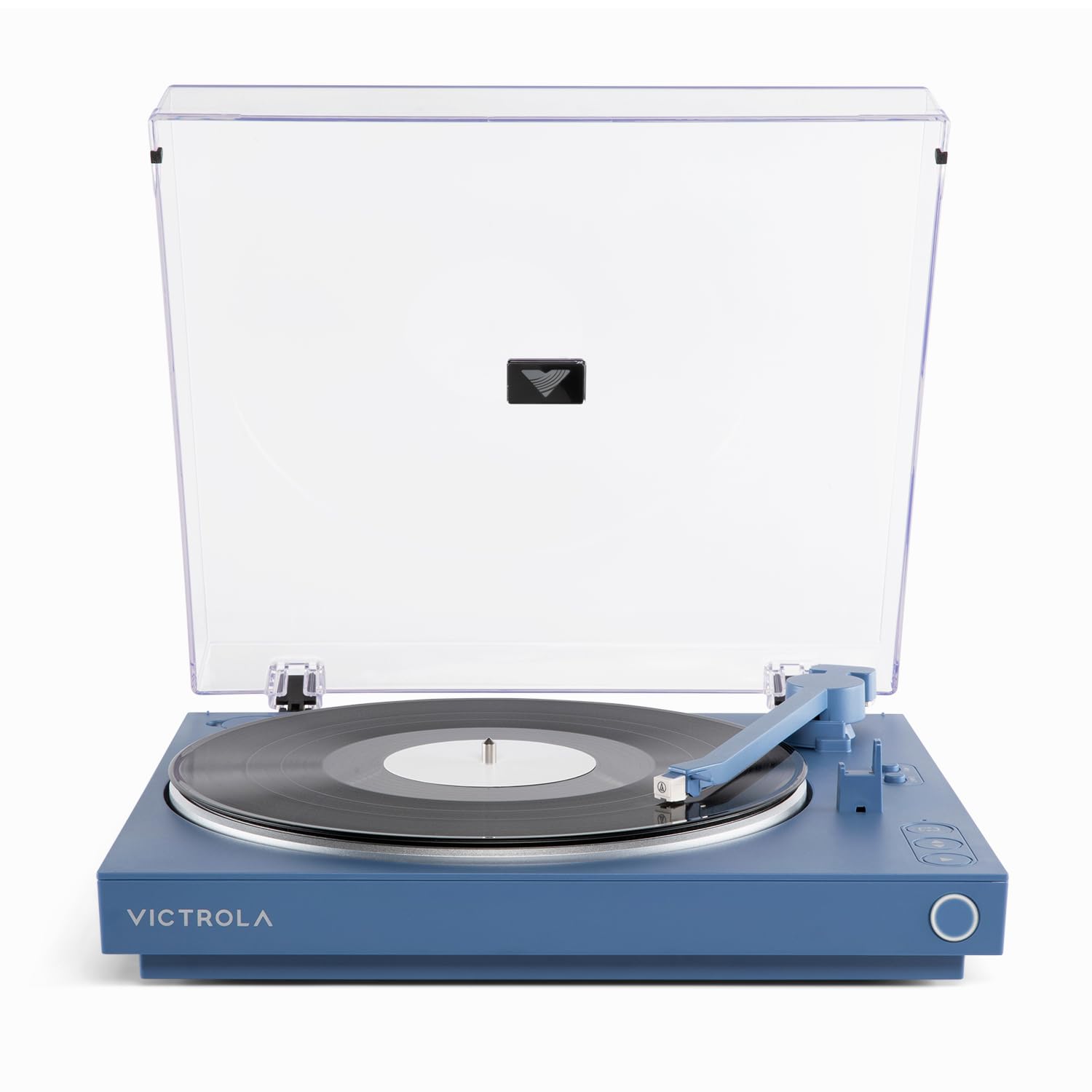 Victrola Fully Automatic Bluetooth Turntable w Audio Technica ATN3600L Cartridge, Automatic Repeat Function, 2-Speed Vinyl Record Player, Wireless Bluetooth Streaming, Preamp & Aluminum Platter Green